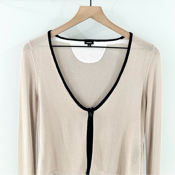 Monrow Women’s Crop Cardigan Tan Size Medium - Picture 4 of 7